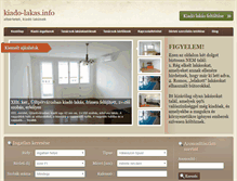 Tablet Screenshot of kiado-lakas.info